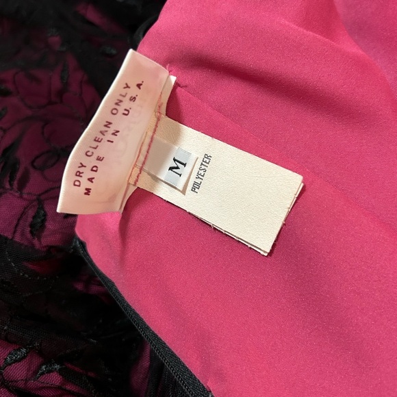 Elegant Black and Purple Women's Dress - Picture 6 of 6